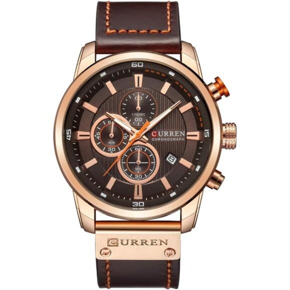 Mens Sport Military AnalogQuartz Watch Chronograph Classic Casual Business Dress - Picture 1 of 7